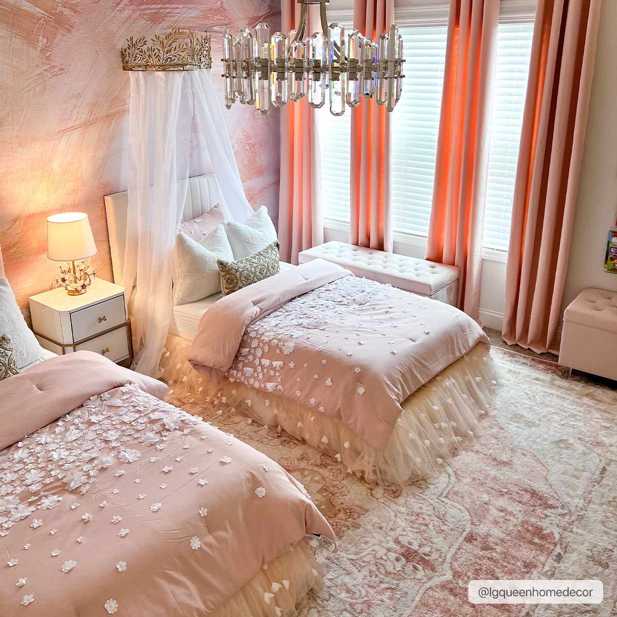 Kandos Blush & Light Pink Area Rug