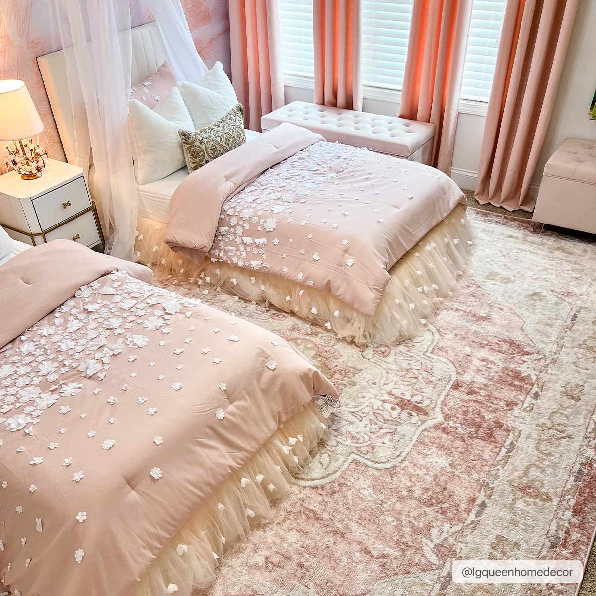 Kandos Blush & Light Pink Area Rug